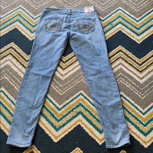 True Religion Size 30 skinny jeans.